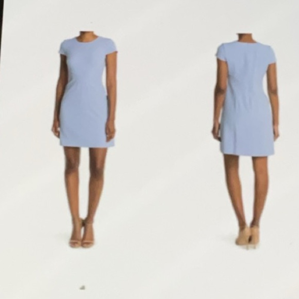 Eliza J Powder Blue Sheath Dress
